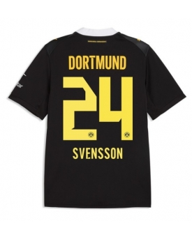 Borussia Dortmund Daniel Svensson #24 Maglia Gara Trasferta Repliche 2026-27 Maniche Corte Borussia Dortmund Daniel Svensson #24 Maglia Gara Trasferta Repliche 2026-27 Maniche Corte